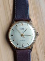 Vintage Zentra ancre herenhorloge 17 rubis, Overige merken, Overige materialen, Polshorloge, Ophalen of Verzenden