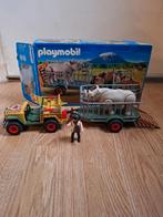 In doos Playmobil set 4832 Safari terreinwagen neushoorn., Ophalen of Verzenden, Zo goed als nieuw, Complete set