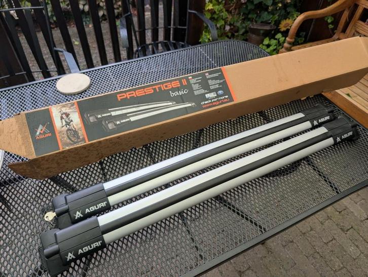 Aguri Prestige 2 Dakdragers - Renault Clio IV, Auto diversen, Dakdragers, Zo goed als nieuw, Ophalen of Verzenden