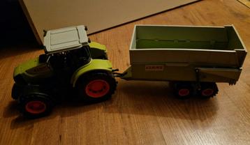 Claas speelgoed tractor met aanhanger  beschikbaar voor biedingen
