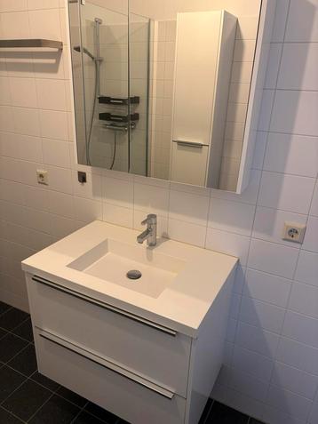Wastafelkast Hoogglans Wit - 80cm beschikbaar voor biedingen