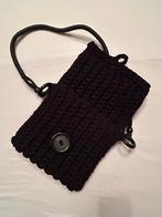 Zwarte Gehaakte Schoudertas, Ophalen of Verzenden, Zo goed als nieuw, Zwart, Schoudertasje