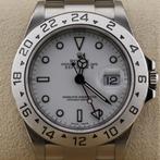Rolex Explorer II - 16570 - rehaut - horloge met service pas, Ophalen, Zo goed als nieuw, Staal, Rolex