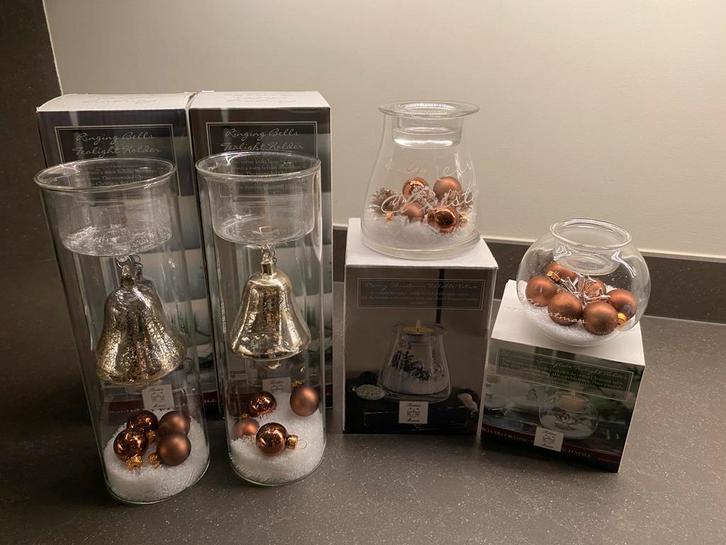 Rivièra Maison Snowflake Theelichthouder en een Votive, Huis en Inrichting, Woonaccessoires | Kandelaars en Kaarsen, Nieuw, Kandelaar