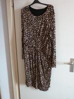 nieuw GERRY WEBER midi jurk DIERENPRINT 48 -GRATIS zend, Bruin, Verzenden, Maat 46/48 (XL) of groter, Nieuw