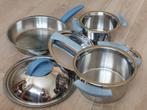 Pannenset Fissler, Ophalen, Gebruikt, Rvs, Pannenset