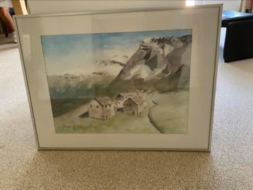 Mooie aquarel beschikbaar voor biedingen