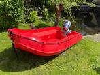 Whaly 270 boot met Honda 6pk buitenboordmotor, Watersport en Boten, Zo goed als nieuw, Benzine, Minder dan 70 pk, Overige materialen