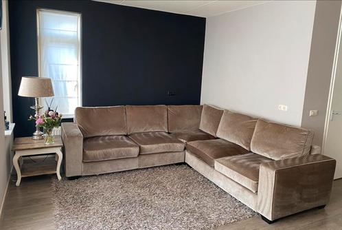 Prachtige en zware hoekbank en loveseat, Huis en Inrichting, Banken | Complete zithoeken, Zo goed als nieuw, Stof, Ophalen