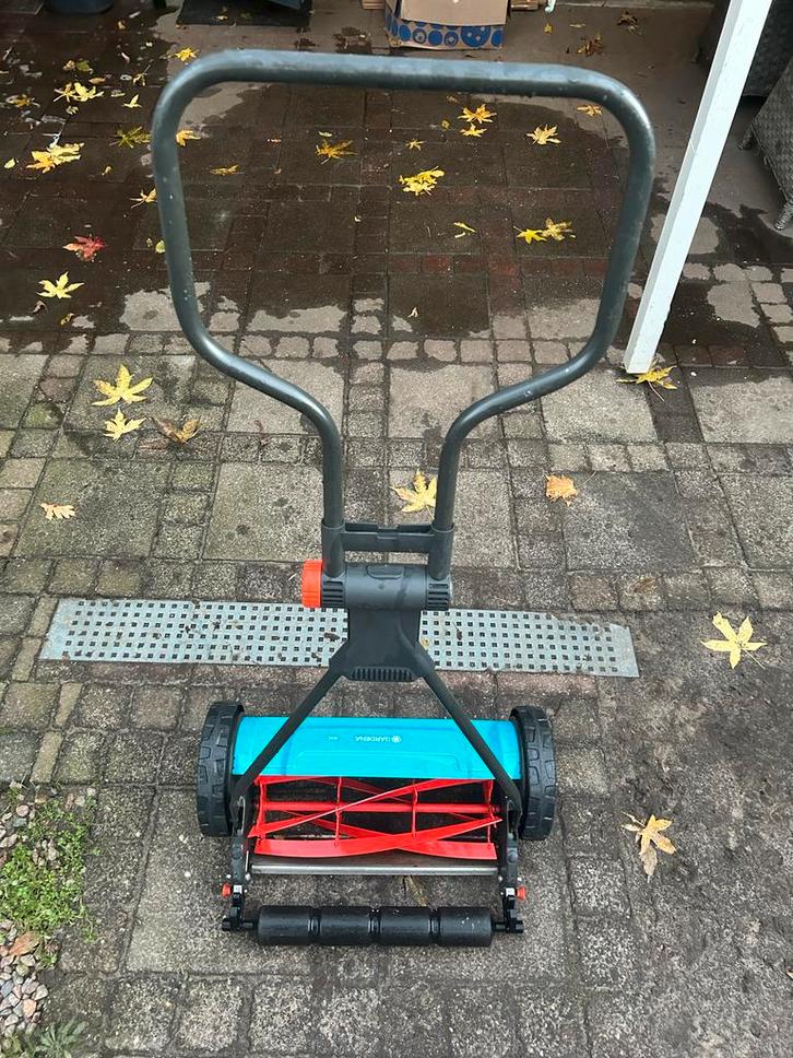 Gardena Grasmaaier - Perfect voor kleine gazons!, Tuin en Terras, Grasmaaiers, Gebruikt, Handgrasmaaier, Minder dan 30 cm, Kooimesmaaier