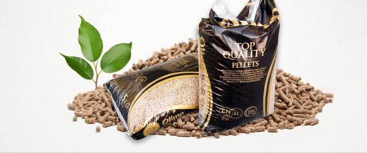 Olimp houtpellets, Tuin en Terras, Haardhout, Blokken, Overige houtsoorten, Minder dan 3 m³, Ophalen of Verzenden