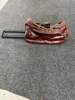 Wennekes leren reistas met wielen – Made in Italy Als nieuw!, D, 40 tot 60 cm, 30 cm of meer, Bruin