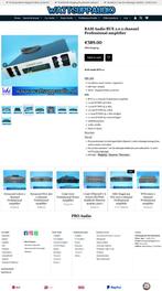 RAM Audio BUX 2.0 2 kanaals PA versterker 2 x 1500WRMS, Overige merken, Gebruikt, ., Ophalen of Verzenden