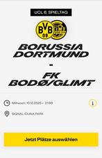 Borussia Dortmund - Bodo Glimt tickets, Tickets en Kaartjes, Twee personen, December
