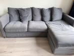 Gronlid IKEA zitbank met chaise lounge| Grijs, Ophalen, Gebruikt, 3 zit bank met chaise lounge, Driepersoons