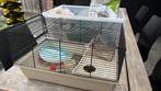 Hamsterkooi met toebehoren, Dieren en Toebehoren, Kooi, Gebruikt, Minder dan 75 cm, Hamster