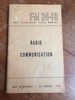 WO2 Amerikaans voorschrift radio communicatie zender 1944, Amerika, Landmacht, Verzenden
