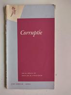 Corruptie - Dr h j brasz en prof dr w f werthei, Gelezen, Ophalen of Verzenden