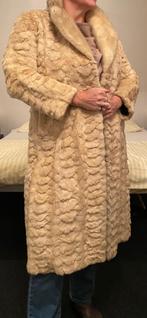 Vintage pels bontjas, Ophalen of Verzenden, Zo goed als nieuw, Maat 38/40 (M), Bruin