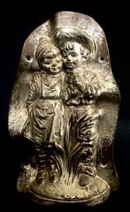 Antieke chocolade vorm, Romantisch stelletje., Antiek en Kunst, Ophalen