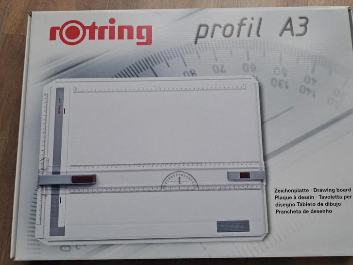 Rotring Tekenbord A3 - Nooit gebruikt, Doe-het-zelf en Verbouw, Tekentafels, Nieuw, Minder dan 130 cm, Verlichting, Ophalen of Verzenden