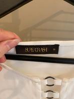 wit/creme blousje supertrash maatje S, Kleding | Dames, Blouses en Tunieken, Ophalen of Verzenden, Zo goed als nieuw, Wit