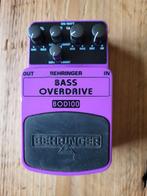 Behringer bass overdrive effect pedal, Muziek en Instrumenten, Effecten, Ophalen of Verzenden, Zo goed als nieuw