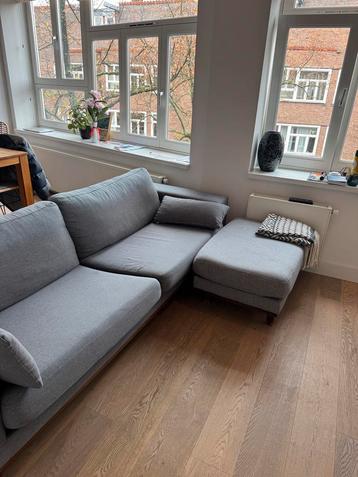 Grijze 3zits bank met hocker Nous Living Torino beschikbaar voor biedingen