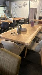 Boomstamtafel massief suar hout (outlet), Huis en Inrichting, Ophalen