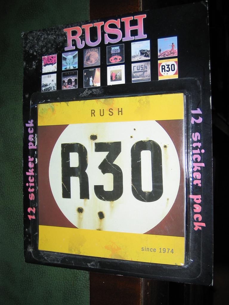 Rush 12 Sticker Pack, Ophalen of Verzenden, Zo goed als nieuw, Foto of Kaart
