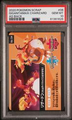Pokemon Ultra Shiny GX SCRAP GALARIAN MOLTRES AD BACK PSA 10, Ophalen of Verzenden, Nieuw, Losse kaart
