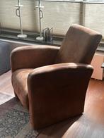 Mooie fauteuil stoel in cognac kleur, Huis en Inrichting, Ophalen of Verzenden, Zo goed als nieuw, 75 tot 100 cm, 50 tot 75 cm