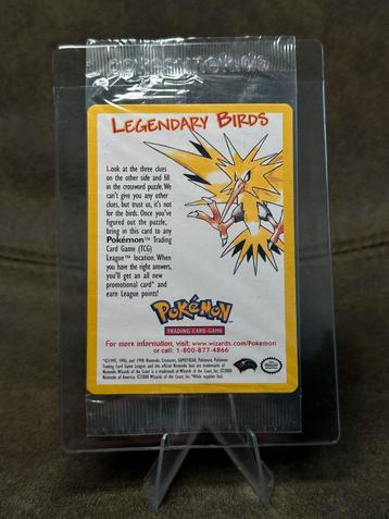 Sealed Zapdos #23 023 Legendary Birds(Pokemon Promo) beschikbaar voor biedingen