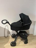 Stokke Xplory Kinderwagen Rich Black incl. accesoires, Ophalen of Verzenden, Zo goed als nieuw, Overige merken, Verstelbare rugleuning