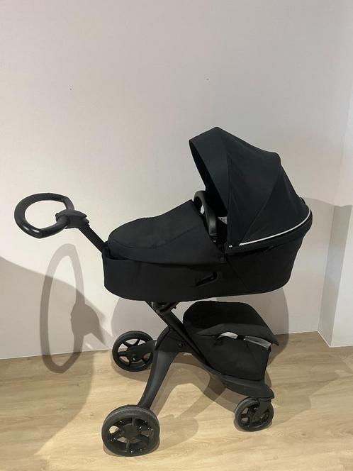 Stokke Xplory Kinderwagen Rich Black incl. accesoires, Kinderen en Baby's, Buggy's, Zo goed als nieuw, Overige merken, Verstelbare rugleuning