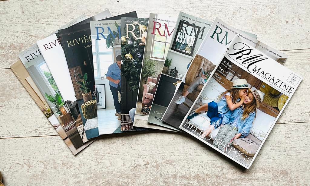 Riviera Maison - Divs Oudere Magazines en Specials, Ophalen of Verzenden, Zo goed als nieuw, Damesbladen
