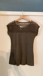 Dames shirt donker groen maat S, Ophalen of Verzenden, Gedragen, Groen, Korte mouw