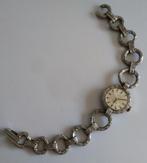 zilver Dames HORLOGE (Remova) met originele band,  17,5 cm, Ophalen of Verzenden, Gebruikt, Zilver, Zilver