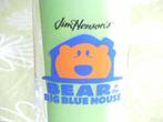 Jim Henson's Bear in the big blue house glas, Verzamelen, Ophalen of Verzenden, Zo goed als nieuw
