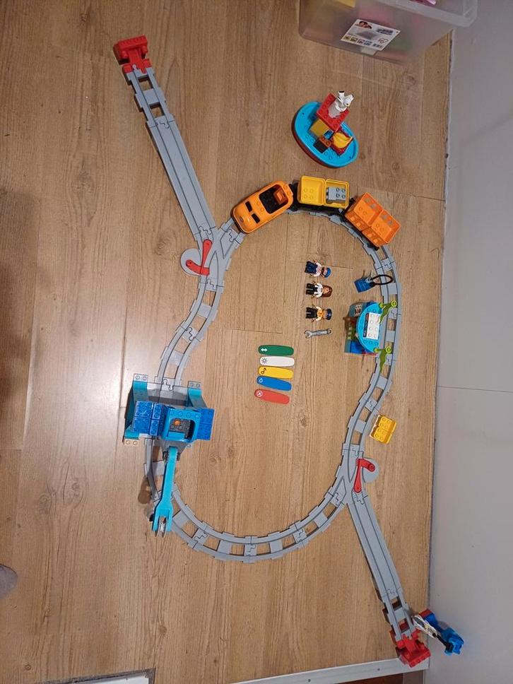 Duplo 10875 Goederentrein - Compleet!, Kinderen en Baby's, Speelgoed | Duplo en Lego, Zo goed als nieuw, Duplo, Complete set, Ophalen