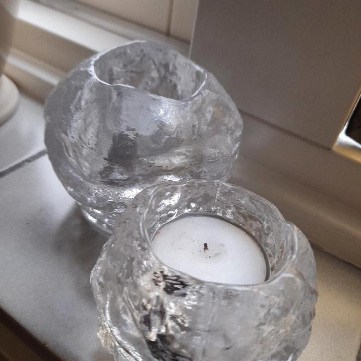 Snowball Waxine Lichtjes Houder, Huis en Inrichting, Woonaccessoires | Kandelaars en Kaarsen, Zo goed als nieuw, Kandelaar, Minder dan 25 cm