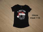 Kerst shirtje 116, Kinderen en Baby's, Kinderkleding | Maat 116, Ophalen of Verzenden, Zo goed als nieuw, Meisje, Shirt of Longsleeve