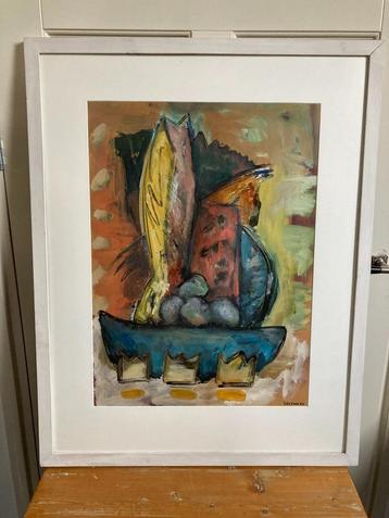Schilderij "De Reis". Bob Lejeune. beschikbaar voor biedingen