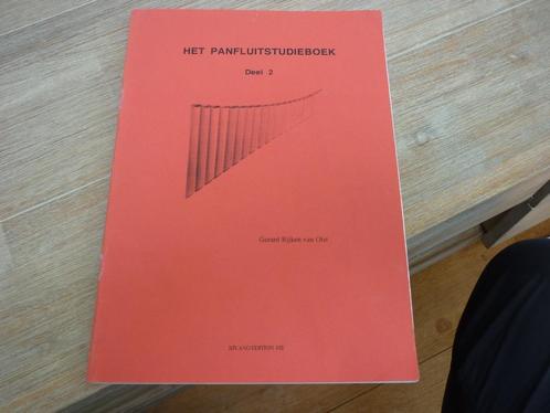 Gerard R. van Olst: Het Panfluitstudieboek Deel 2; Panfluit, Muziek en Instrumenten, Bladmuziek, Zo goed als nieuw, Les of Cursus