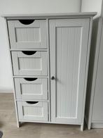 Ladekast/badkamerkast, houten kast met 4 lades, Huis en Inrichting, Ophalen, Overige materialen, Gebruikt, 50 tot 100 cm
