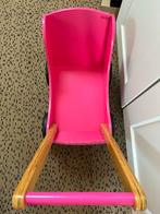 Roze Houten Speelgoed Kinderwagen, Ophalen, Gebruikt, Meisje