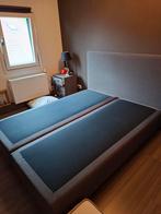 Boxspring 160x200 met kopschot en stelpoten, Ophalen, Tweepersoons, Zo goed als nieuw, 200 cm