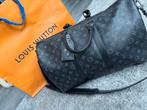 Louis vuitton keepall bandoulière 45, Ophalen, 20 tot 30 cm, Zwart, Minder dan 35 cm