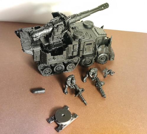 Warhammer ork battlewagon met supa kanon, Hobby en Vrije tijd, Wargaming, Zo goed als nieuw, Figuurtje(s), Ophalen of Verzenden