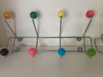 Spoetnik achtige Vintage Wandkapstok met gekleurde ballen, Gebruikt, Minder dan 100 cm, Metaal, Ophalen